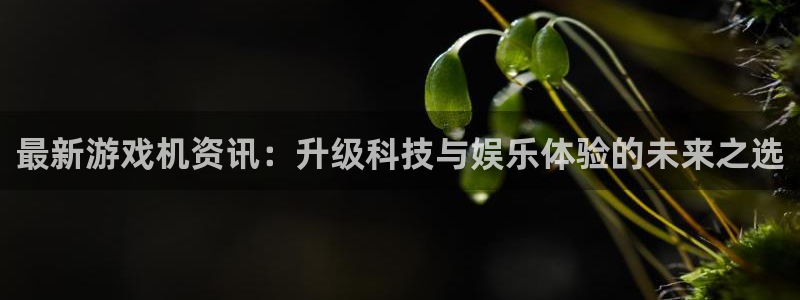 天美娱乐平台注册：最新游戏机资讯：升级科技与娱乐体验的未来之